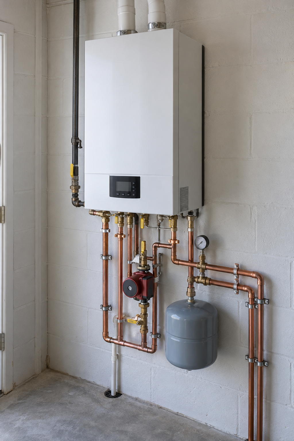 boiler installation of a new boiler in Bell