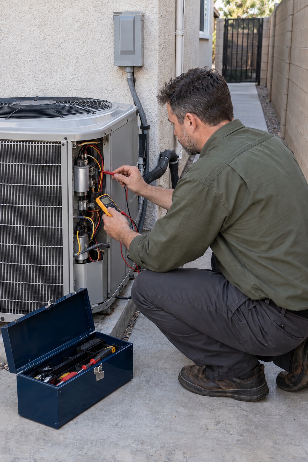 hvac repair technician at a Cudahy home